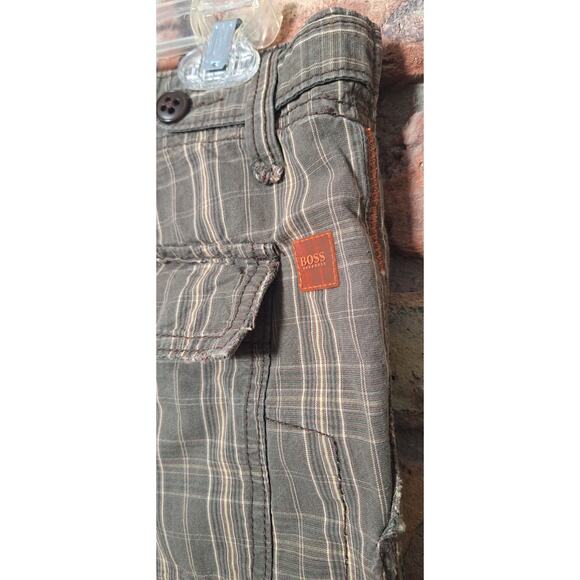 Hugo Boss 100% Baumwolle Cotton Pants- Mint- Men's M- Medium Brown - Picture 5 of 7